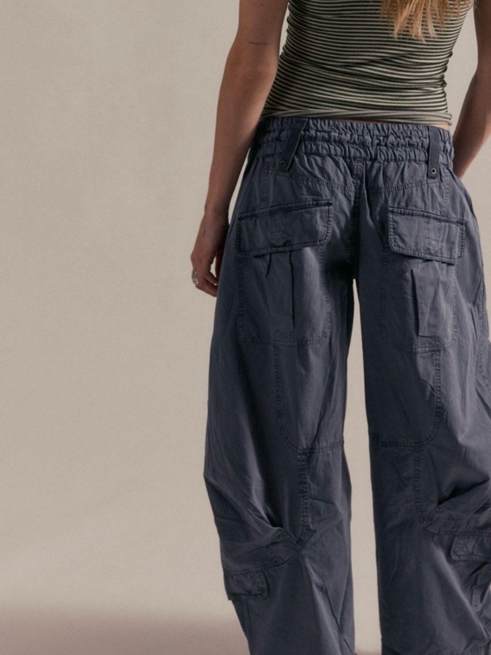 We The Free Onset Steel  Boyfriend Cargo Jeans - Picture 4 of 8